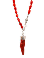Load image into Gallery viewer, Red coral necklace

