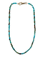 Load image into Gallery viewer, Hand cut turquoise choker
