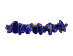 Load image into Gallery viewer, Lapis bracelet with a suede tassel
