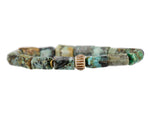 Load image into Gallery viewer, Matte African turquoise bracelet
