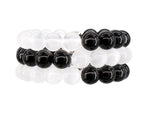 Load image into Gallery viewer, Selenite and tourmaline bracelet (as seen on ET)
