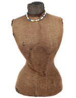 Load image into Gallery viewer, Pearl choker with African trade beads
