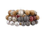 Load image into Gallery viewer, Faceted ruby with sandalwood bracelet
