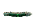 Load image into Gallery viewer, Matte cuprite with African vinyl bracelet
