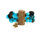 Load image into Gallery viewer, Turquoise multi strand cuff bracelet
