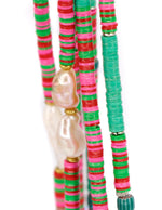 Load image into Gallery viewer, African vinyl necklace
